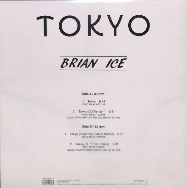 Brian Ice – Tokyo - Image 2