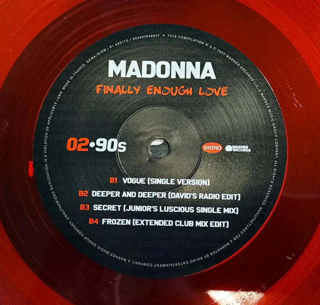 Madonna ‎– Finally Enough Love - Image 5