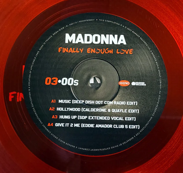 Madonna ‎– Finally Enough Love - Image 6