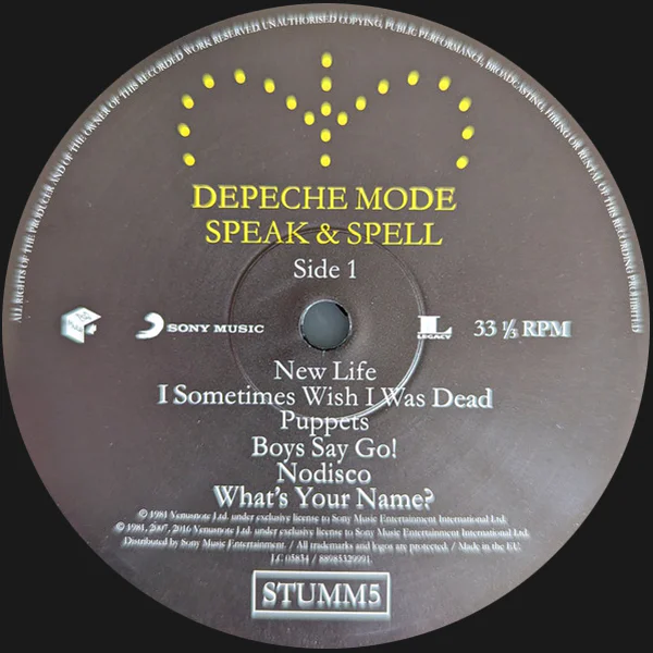 Depeche Mode ‎– Speak & Spell - Image 3
