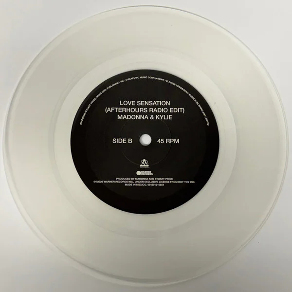 Madonna & Kylie – Love Sensation 7" - Image 3
